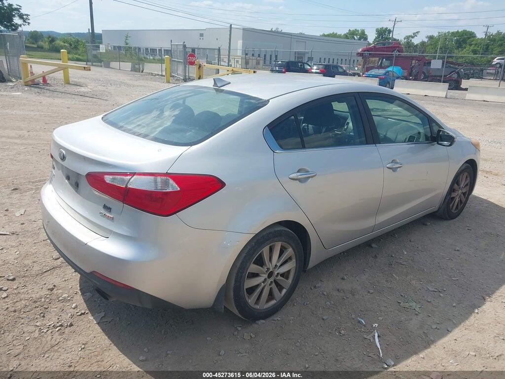 KNAFX4A86E5050619 2014 KIA FORTE photo no. 4