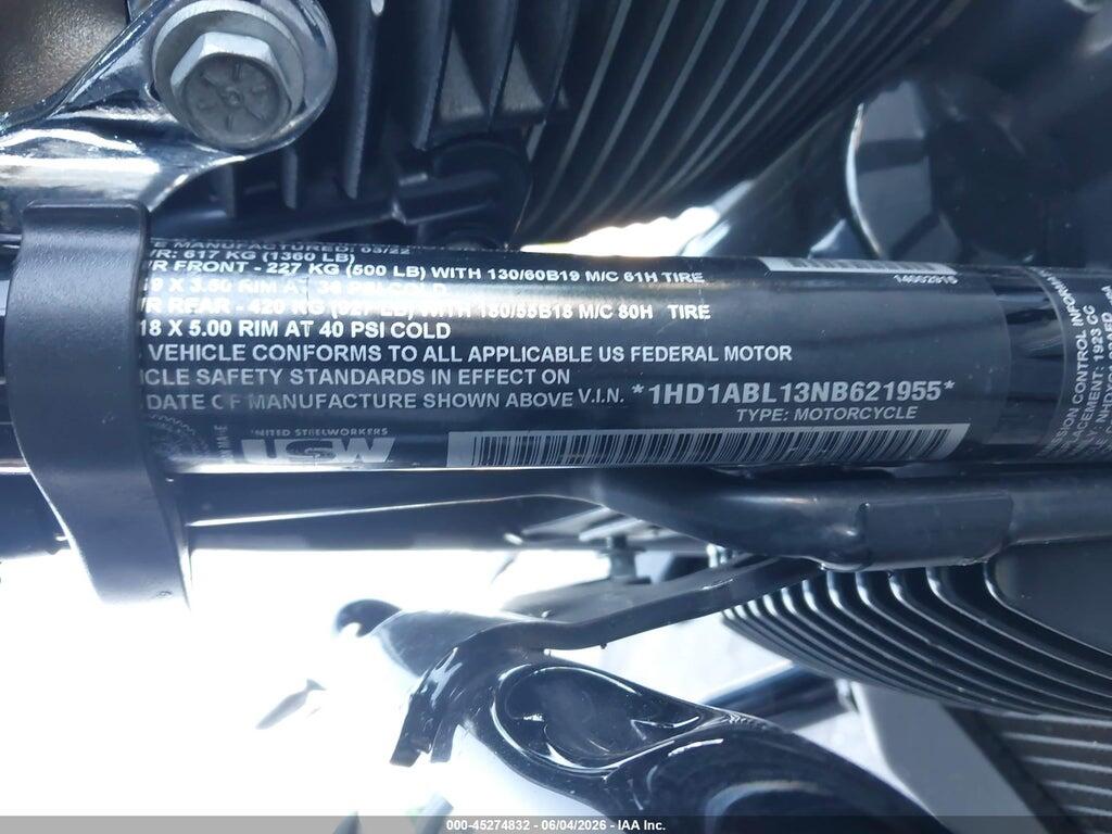 1HD1ABL13NB621955 2022 HARLEY-DAVIDSON FLHXST photo no. 10