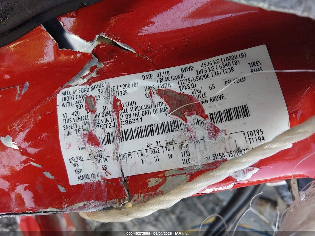 1FT7W2BT2JEC86311 2018 FORD F-250 photo no. 9