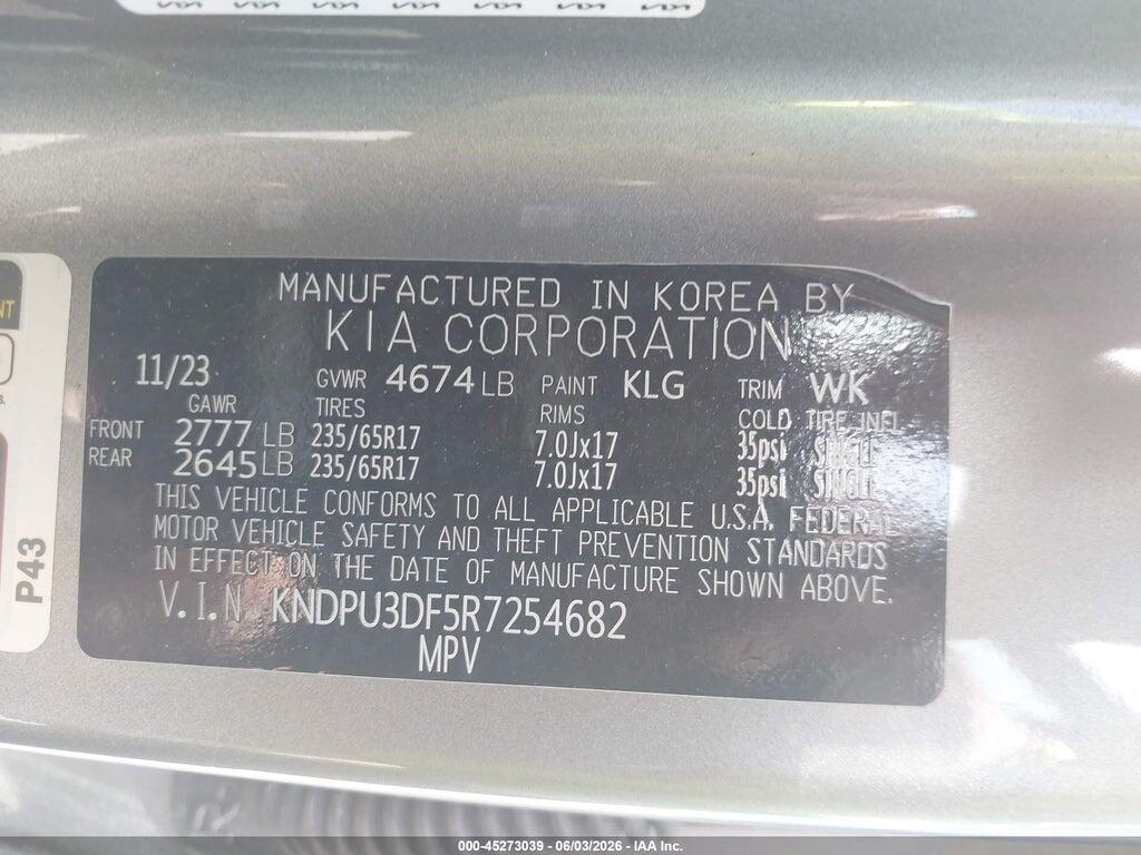 KNDPU3DF5R7254682 2024 KIA SPORTAGE photo no. 9