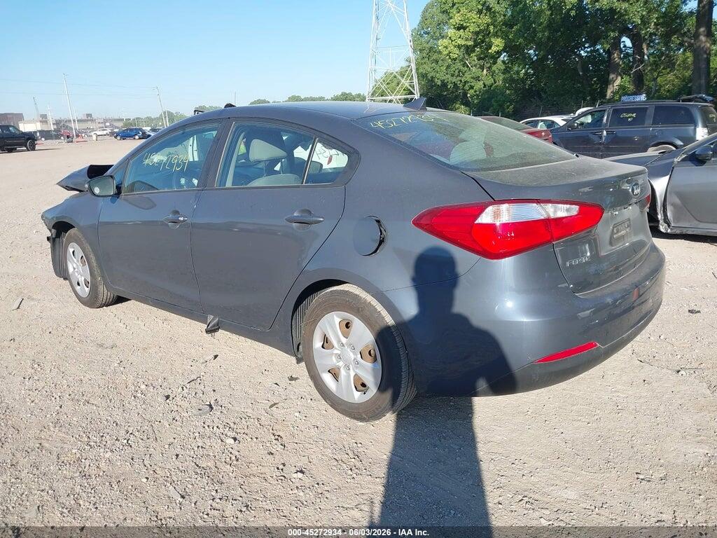 KNAFX4A65G5523640 2016 KIA FORTE photo no. 3