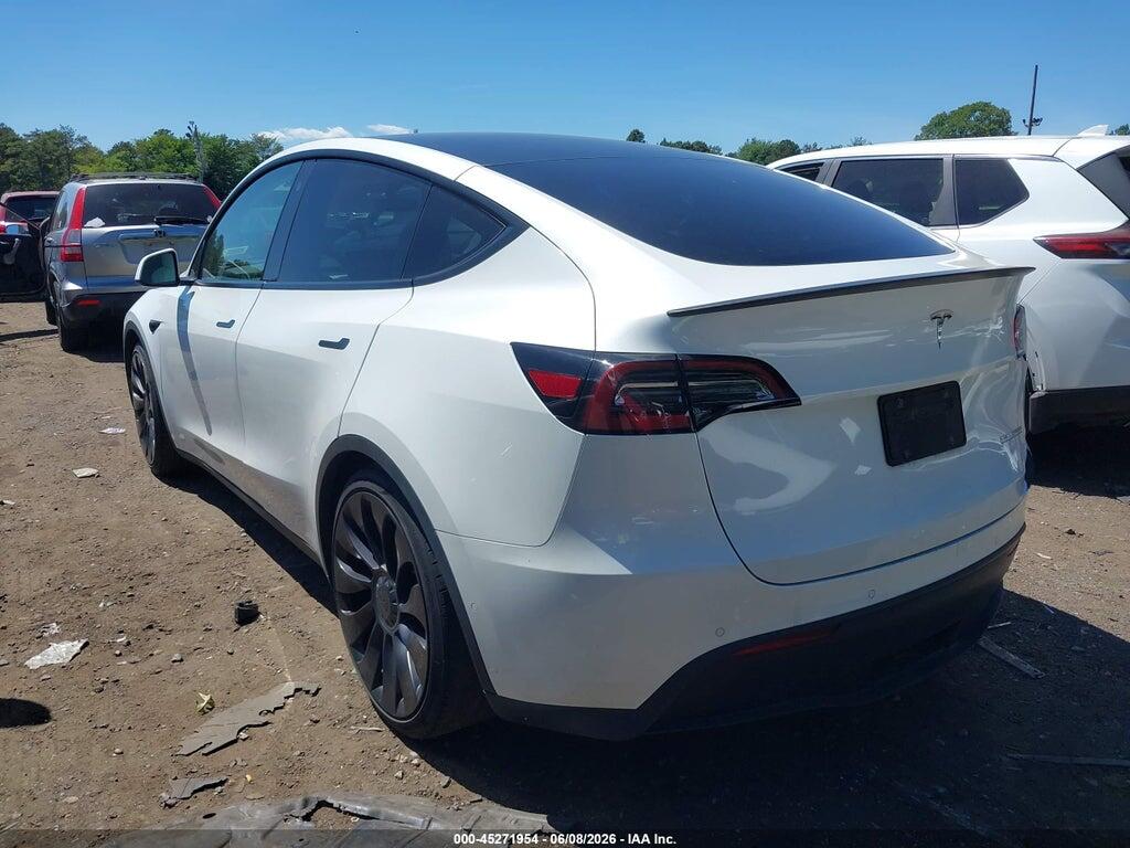 5YJYGDEF4MF303972 2021 TESLA MODEL Y photo no. 3