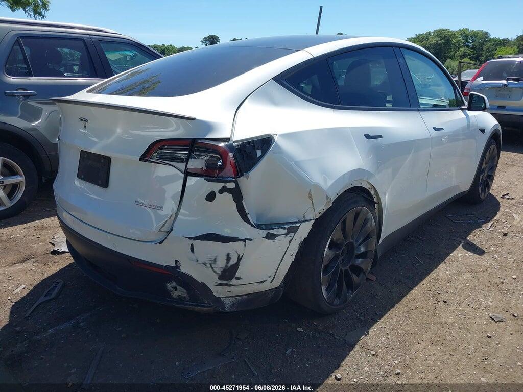 5YJYGDEF4MF303972 2021 TESLA MODEL Y photo no. 4