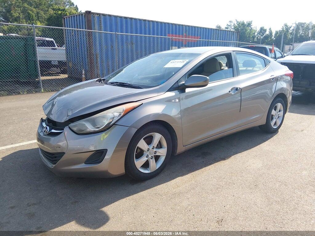 5NPDH4AE2BH007145 2011 HYUNDAI ELANTRA photo no. 2
