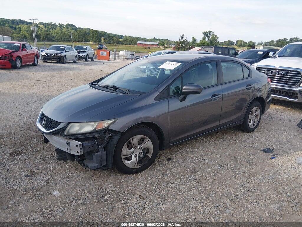 19XFB2F53FE006135 2015 HONDA CIVIC photo no. 2