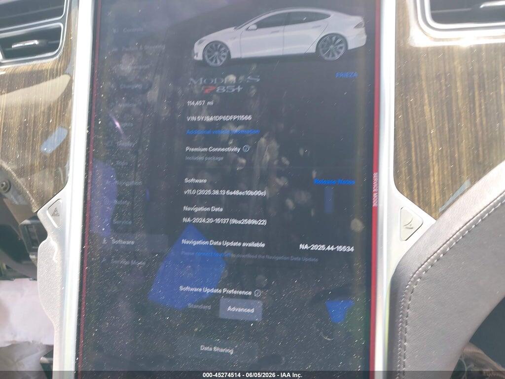 5YJSA1DP6DFP11566 2013 TESLA MODEL S photo no. 7
