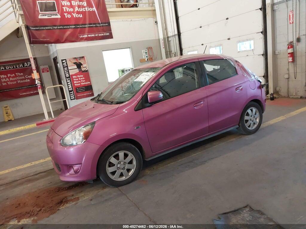 ML32A4HJ2FH055217 2015 MITSUBISHI MIRAGE photo no. 2