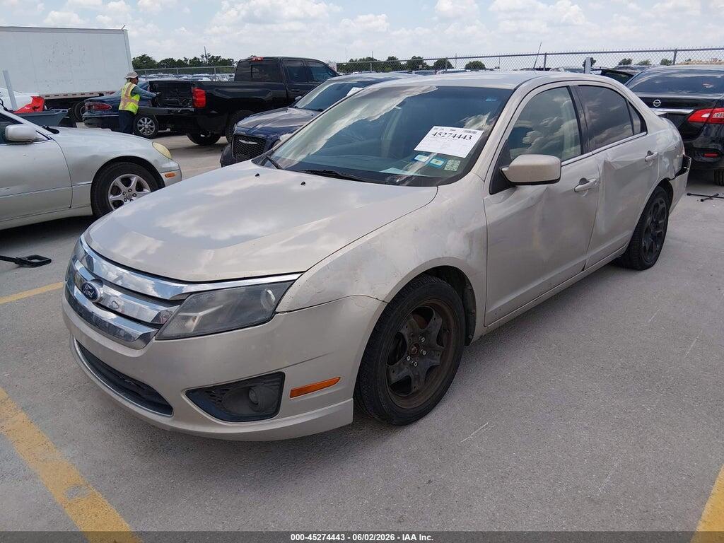 3FAHP0HA5AR272594 2010 FORD FUSION photo no. 2