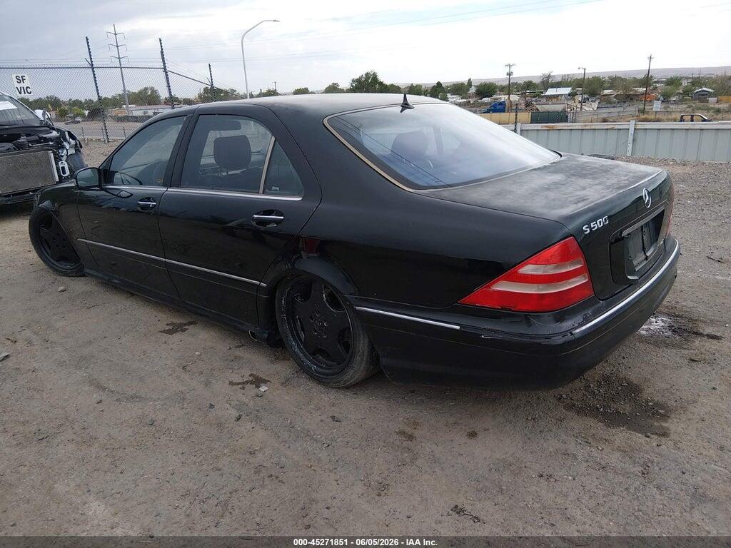 WDBNG75J12A246692 2002 MERCEDES-BENZ S 500 photo no. 3
