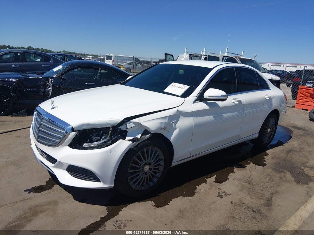 55SWF4KB0FU015170 2015 MERCEDES-BENZ C 300 photo no. 2