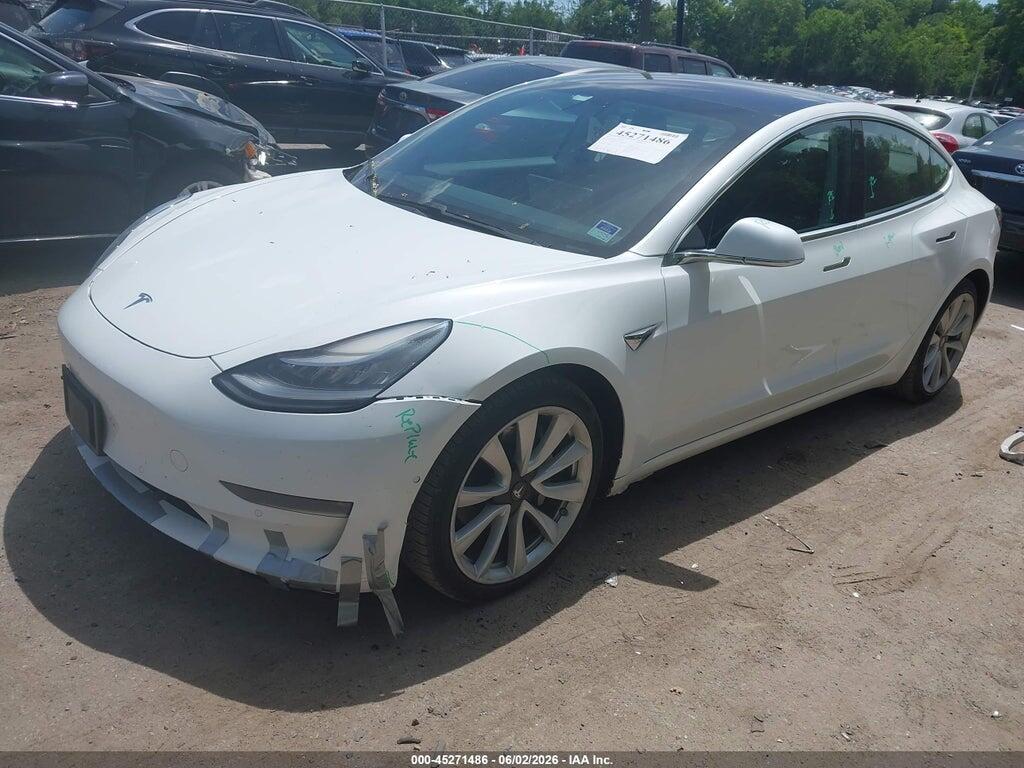 5YJ3E1EB0JF134170 2018 TESLA MODEL 3 photo no. 2