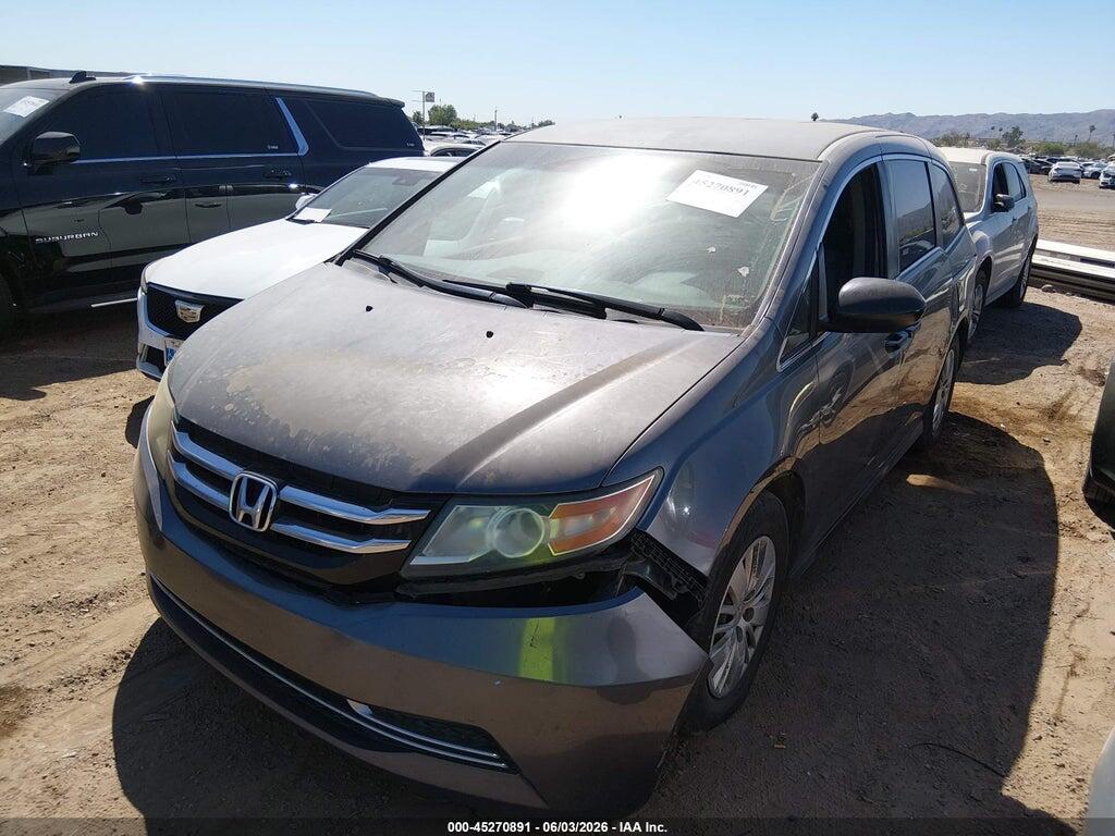 5FNRL5H2XEB022372 2014 HONDA ODYSSEY photo no. 2