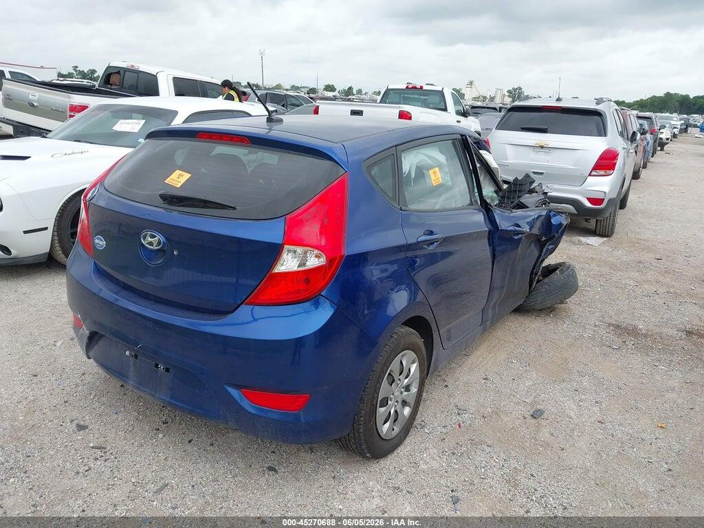 KMHCT5AEXGU252218 2016 HYUNDAI ACCENT photo no. 4