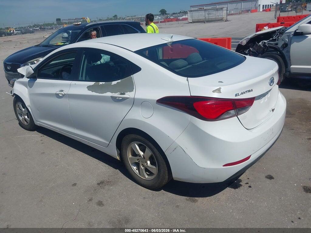 5NPDH4AE4EH526122 2014 HYUNDAI ELANTRA photo no. 3