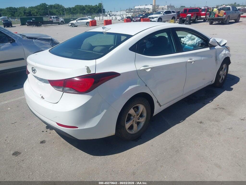 5NPDH4AE4EH526122 2014 HYUNDAI ELANTRA photo no. 4