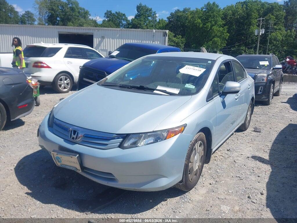 JHMFB4F29CS000400 2012 HONDA CIVIC HYBRID photo no. 2