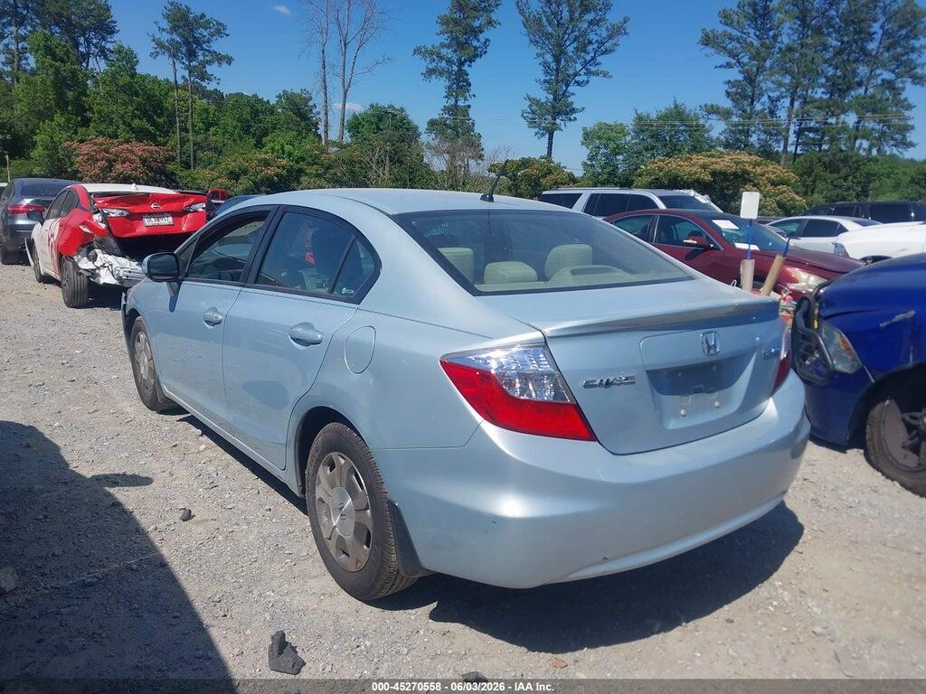 JHMFB4F29CS000400 2012 HONDA CIVIC HYBRID photo no. 3