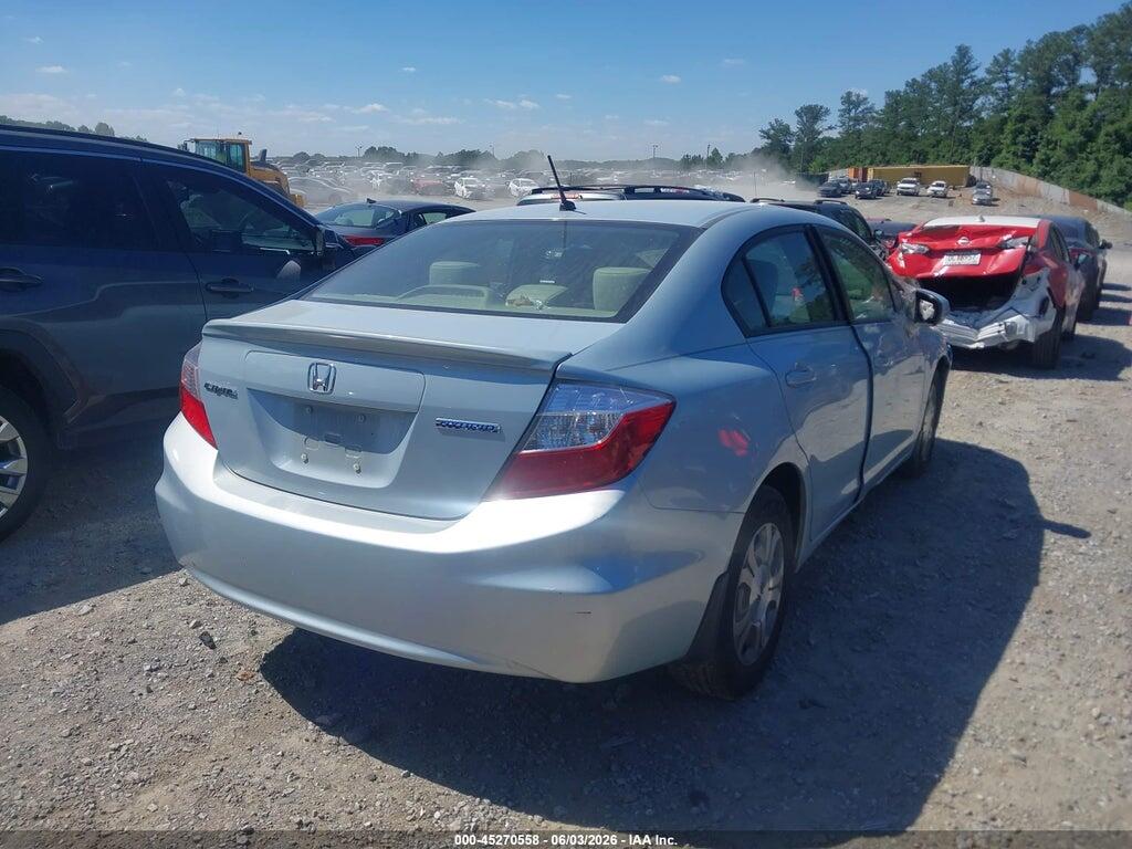 JHMFB4F29CS000400 2012 HONDA CIVIC HYBRID photo no. 4