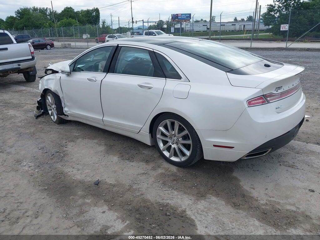 3LN6L2LUXFR614098 2015 LINCOLN MKZ HYBRID photo no. 3