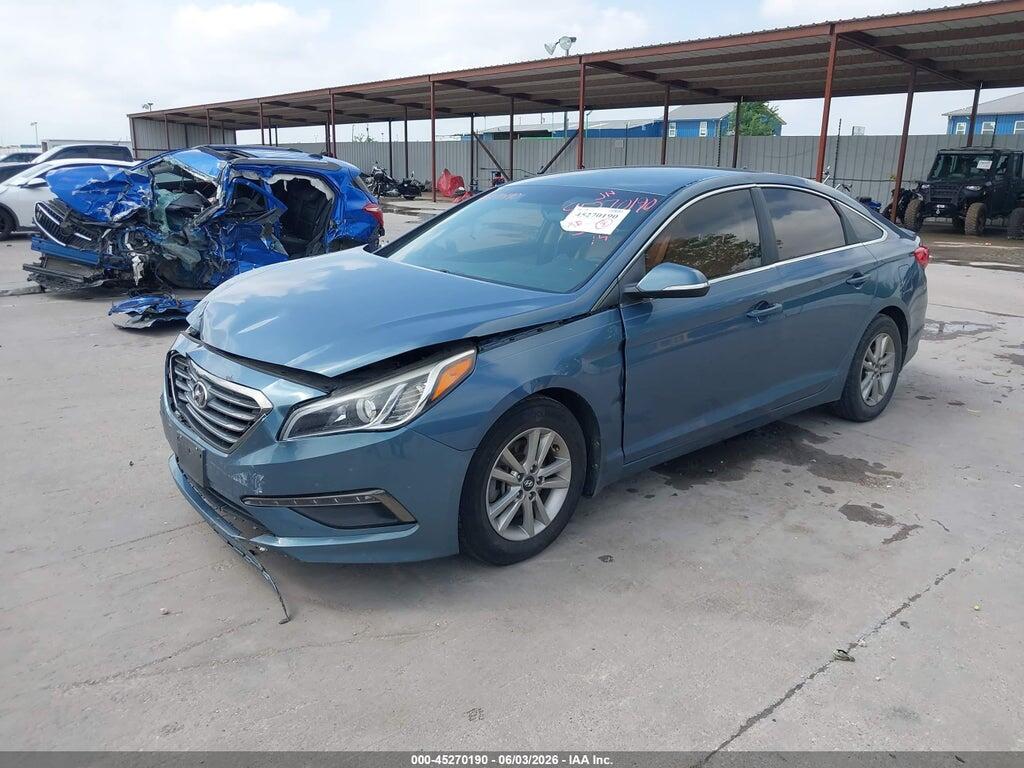 5NPE24AA3FH113726 2015 HYUNDAI SONATA photo no. 2