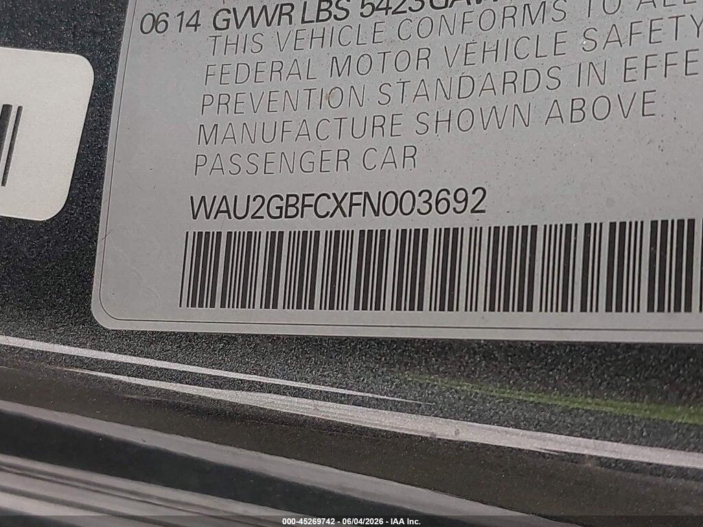 WAU2GBFCXFN003692 2015 AUDI A7 photo no. 9