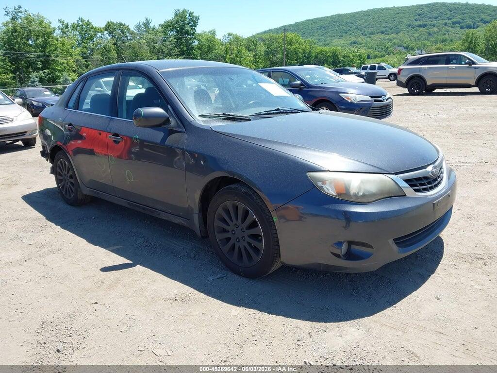 2008 SUBARU IMPREZA (NATL JF1GE61658H510336