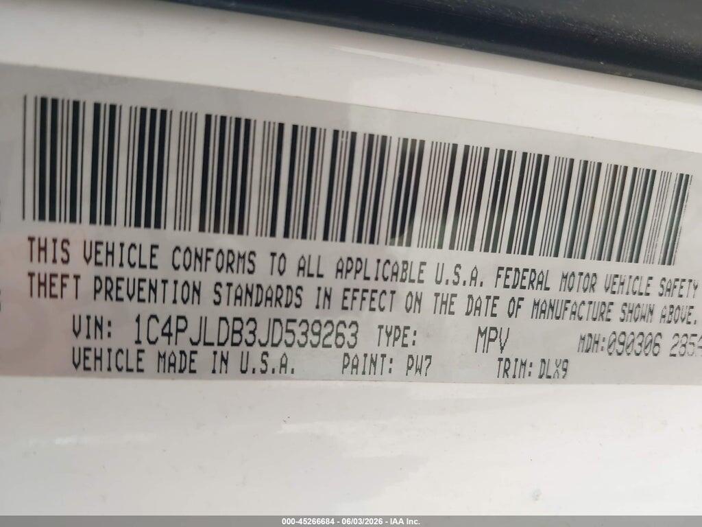 1C4PJLDB3JD539263 2018 JEEP CHEROKEE photo no. 9