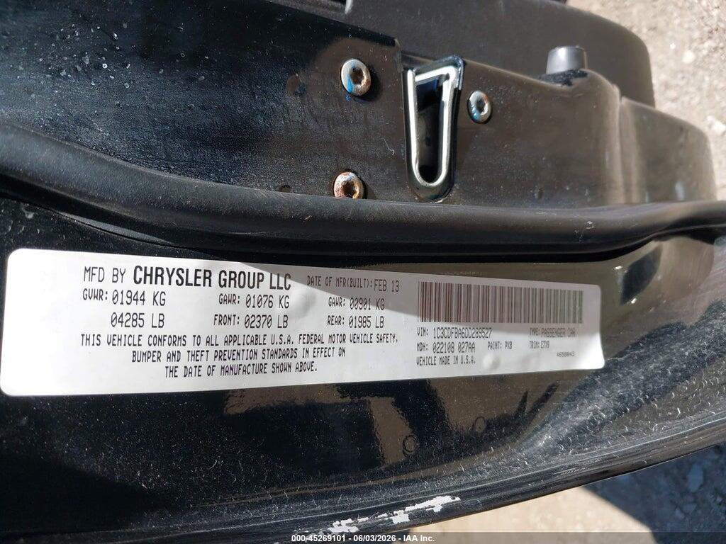1C3CDFBA6DD289527 2013 DODGE DART photo no. 9