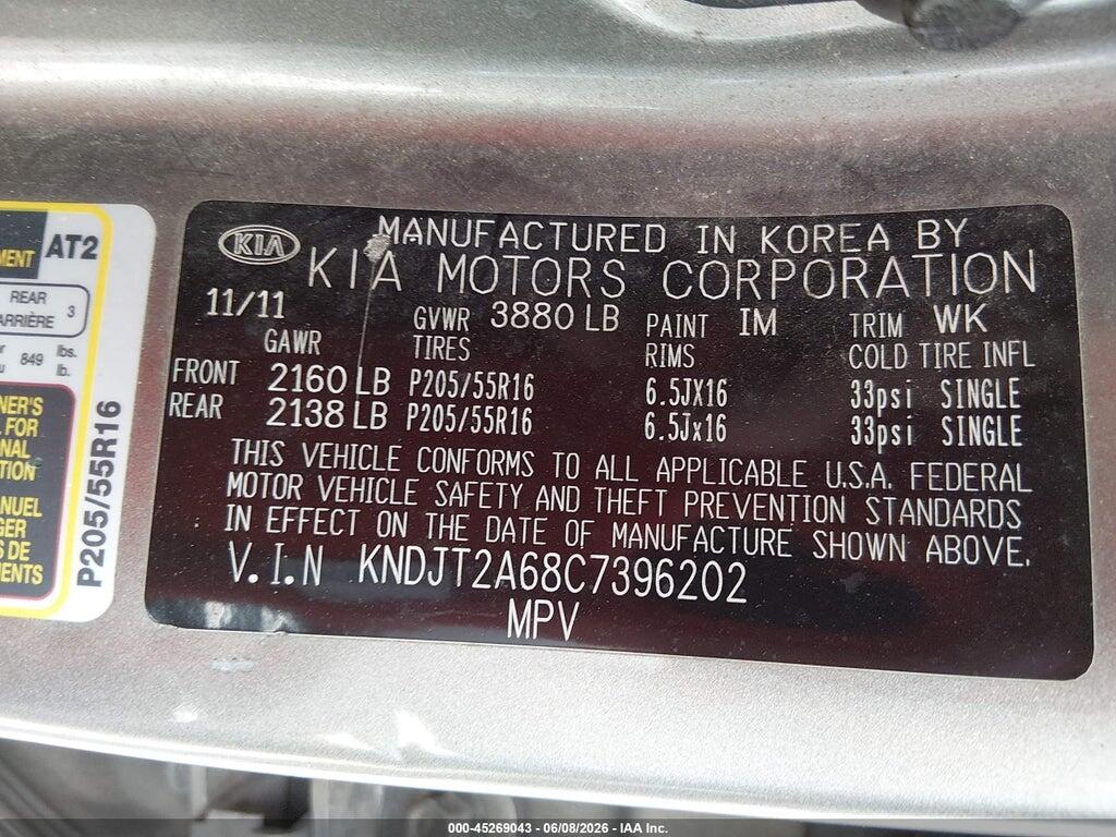 KNDJT2A68C7396202 2012 KIA SOUL photo no. 9