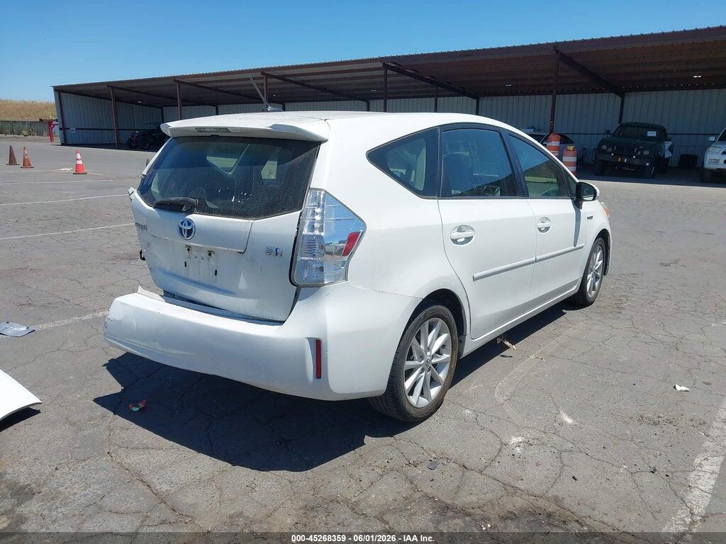JTDZN3EUXC3064426 2012 TOYOTA PRIUS V photo no. 4
