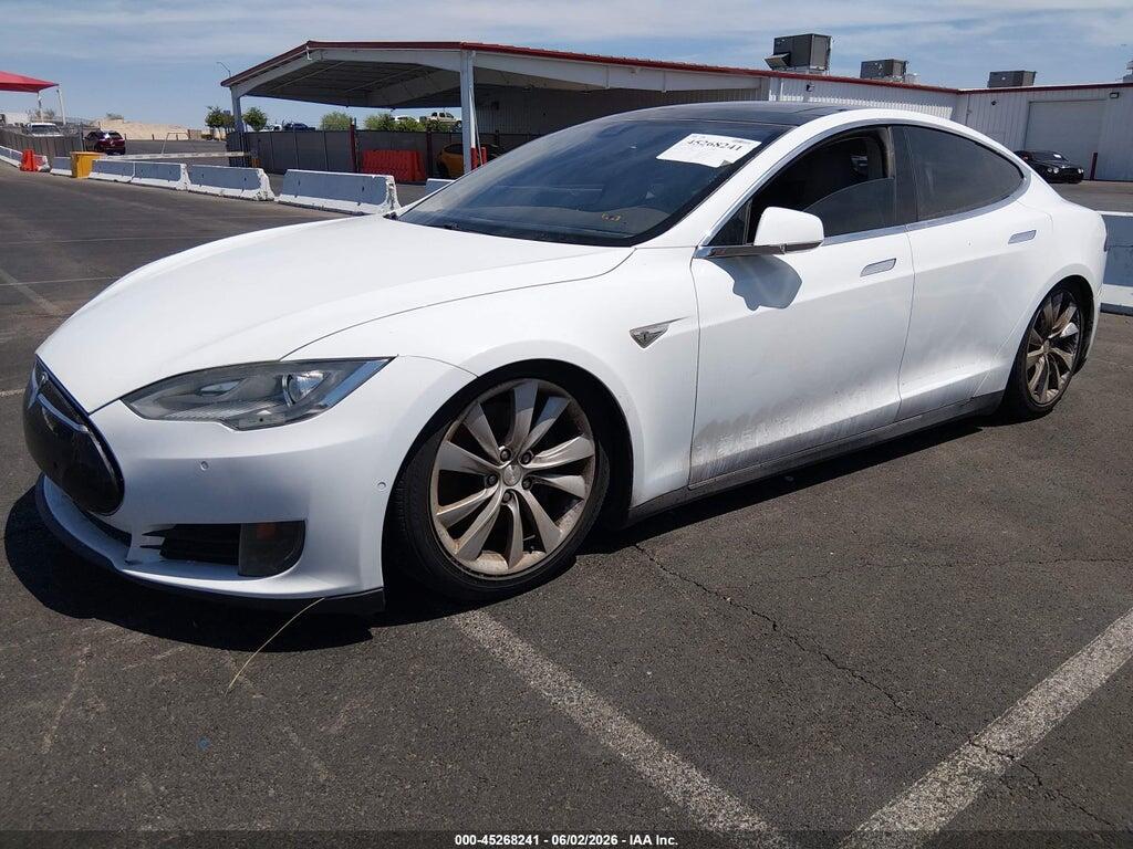 5YJSA1H19EFP56458 2014 TESLA MODEL S photo no. 2