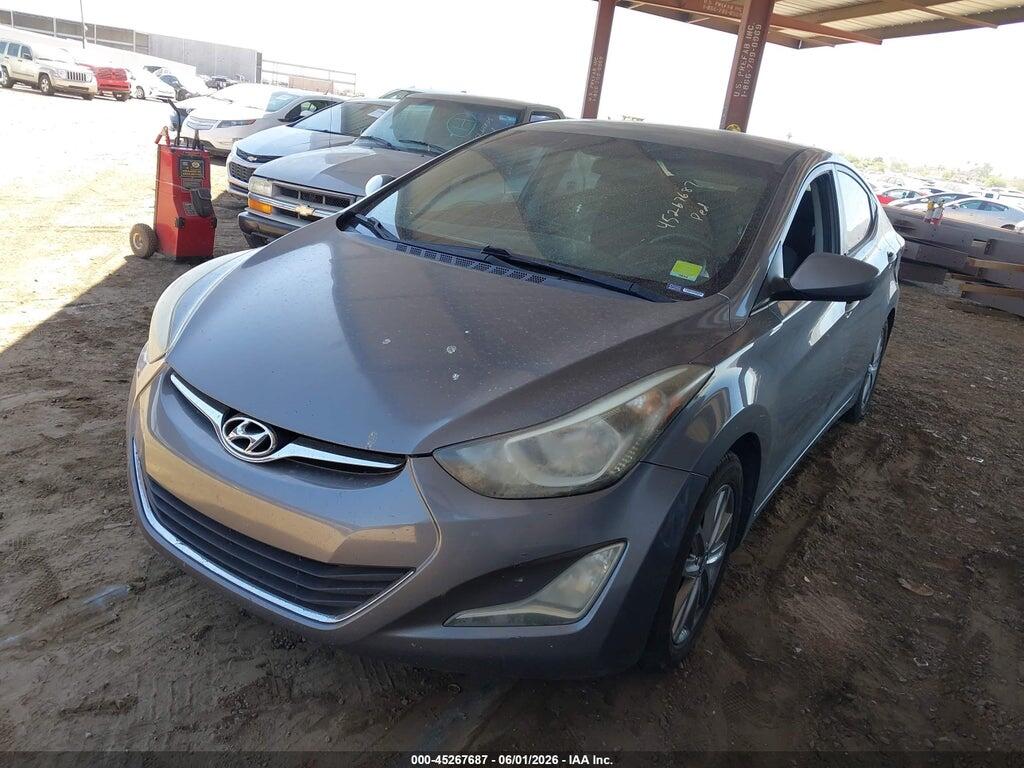 5NPDH4AE0EH502173 2014 HYUNDAI ELANTRA photo no. 2