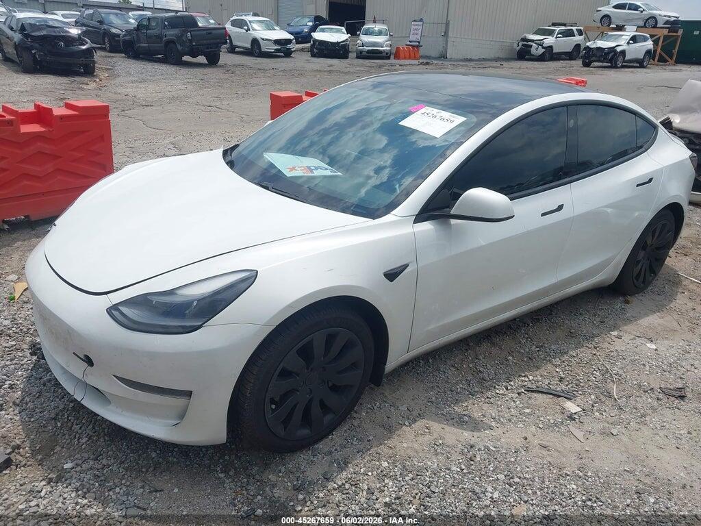 5YJ3E1EA5MF955518 2021 TESLA MODEL 3 photo no. 2