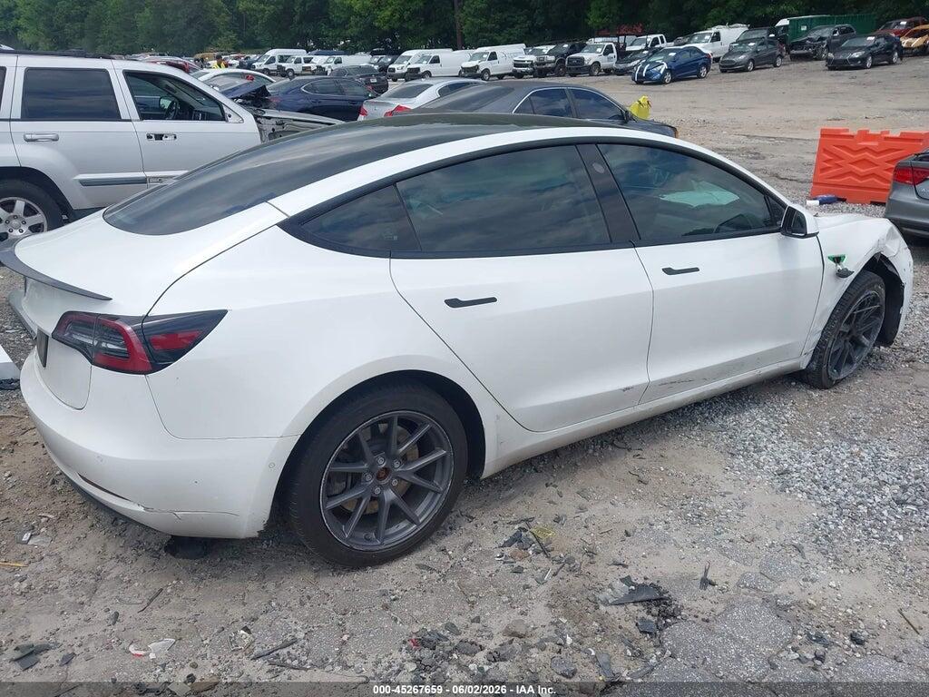 5YJ3E1EA5MF955518 2021 TESLA MODEL 3 photo no. 4