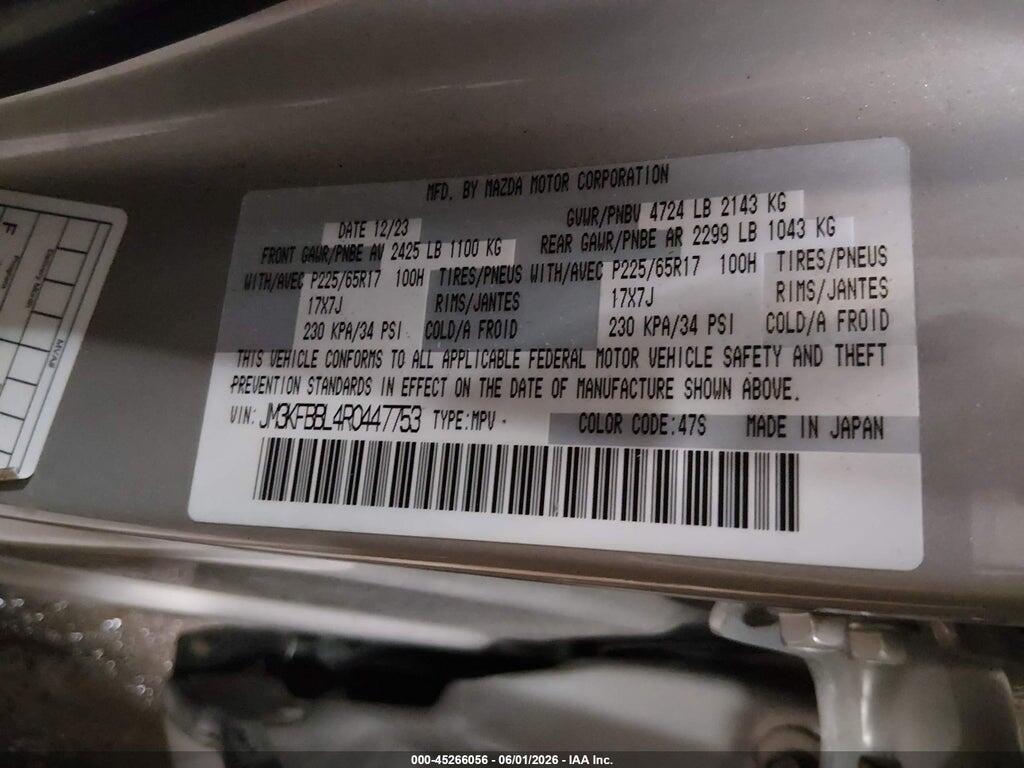 JM3KFBBL4R0447753 2024 MAZDA CX-5 photo no. 9