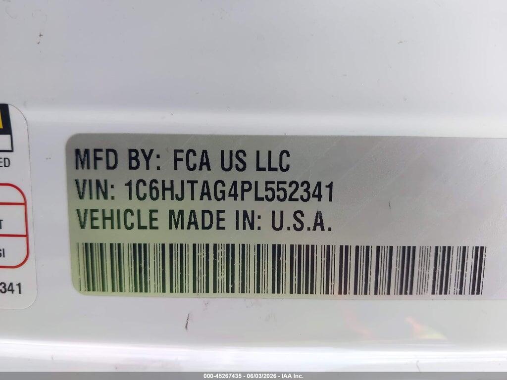 1C6HJTAG4PL552341 2023 JEEP GLADIATOR photo no. 9