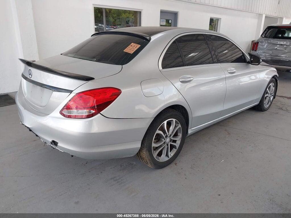 WDDWF4KB3GR146404 2016 MERCEDES-BENZ C 300 photo no. 4