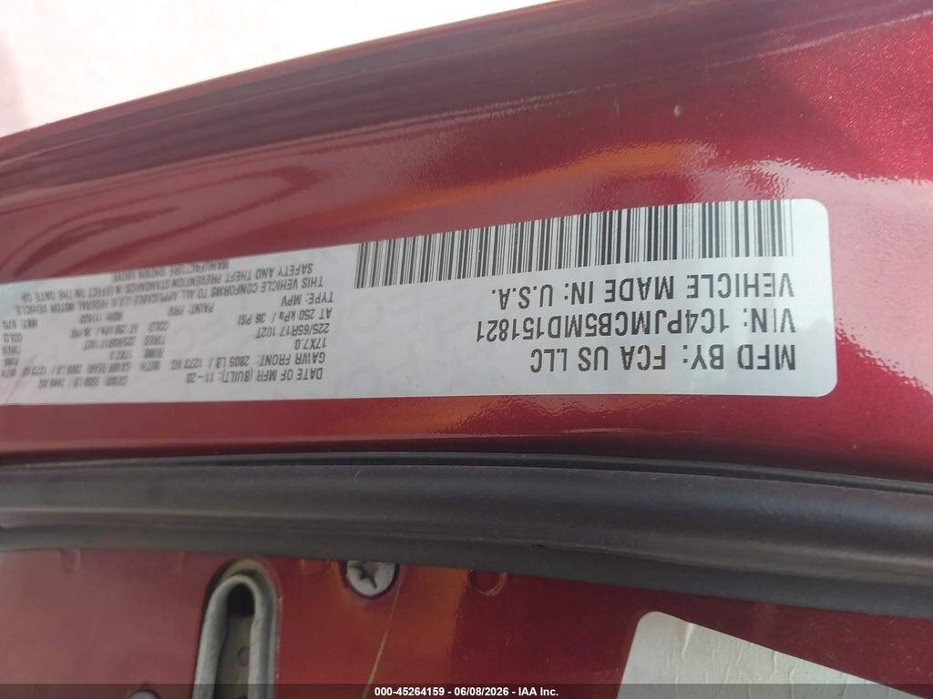 1C4PJMCB5MD151821 2021 JEEP CHEROKEE photo no. 9