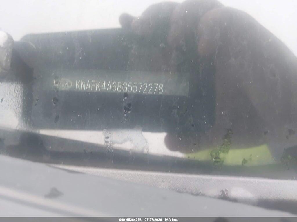 KNAFK4A68G5572278 2016 KIA FORTE photo no. 9