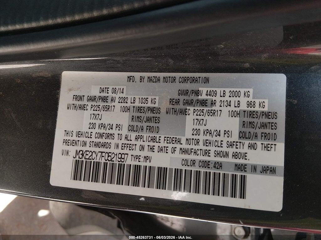 JM3KE2CY7F0521997 2015 MAZDA CX-5 photo no. 9