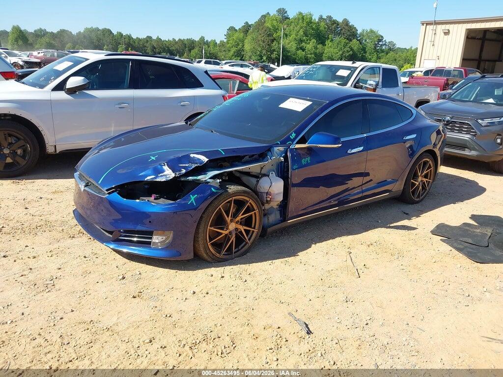 5YJSA1E21FF103704 2015 TESLA MODEL S photo no. 2