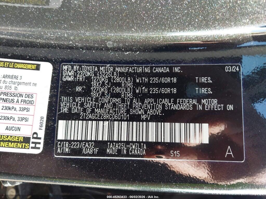 2T2AGCEZ8RC060101 2024 LEXUS NX 350 photo no. 9