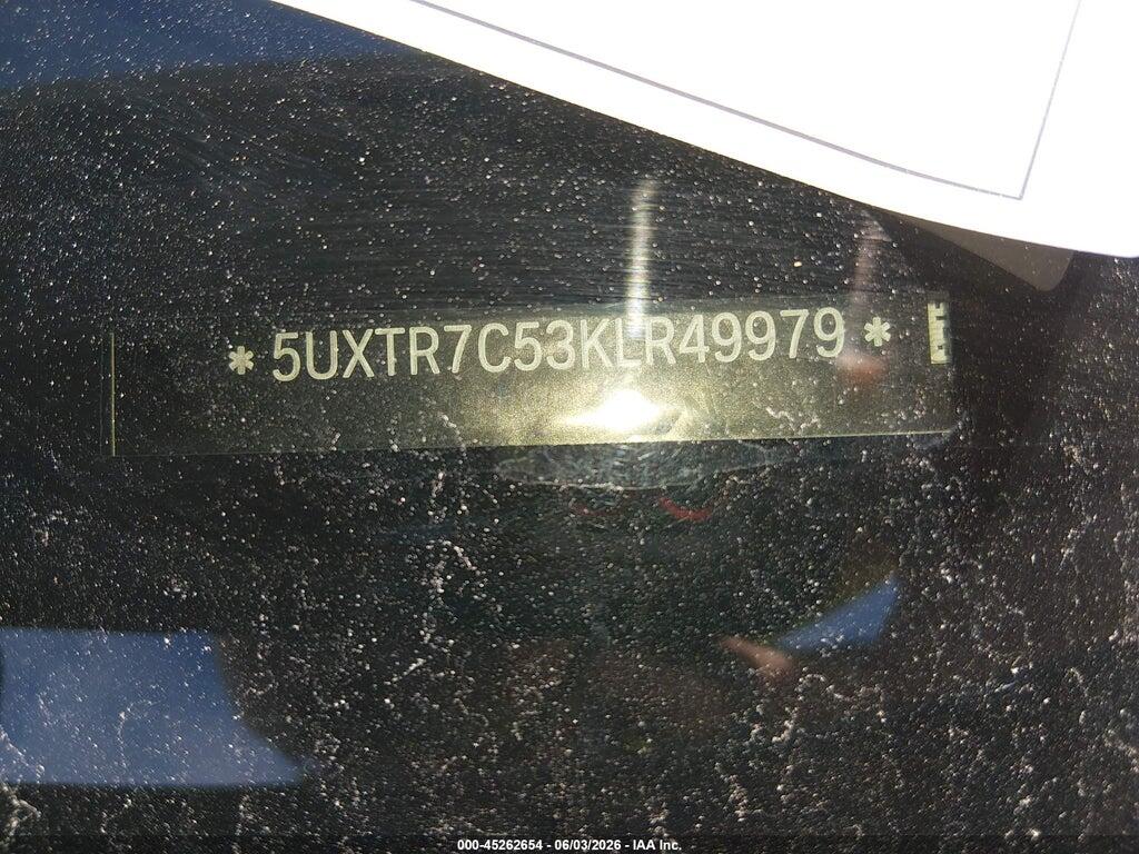5UXTR7C53KLR49979 2019 BMW X3 photo no. 9