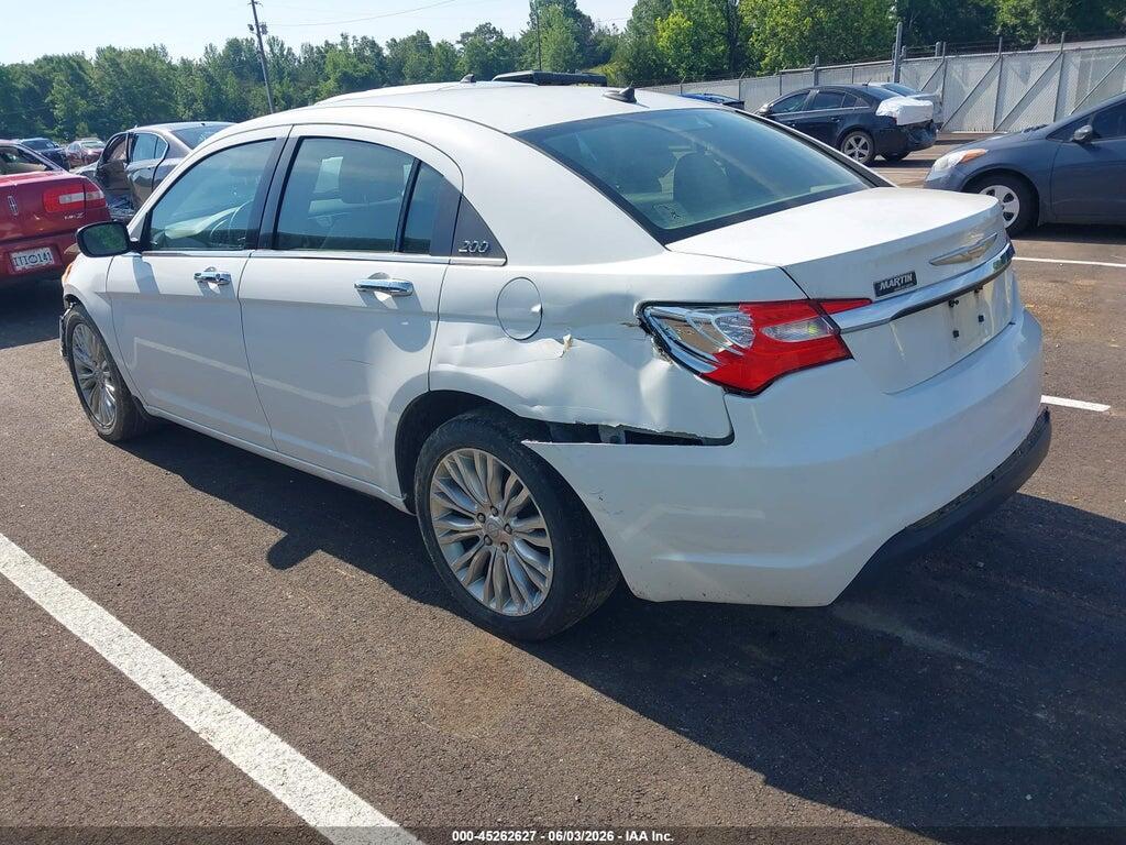 1C3CCBCB6CN178830 2012 CHRYSLER 200 photo no. 3