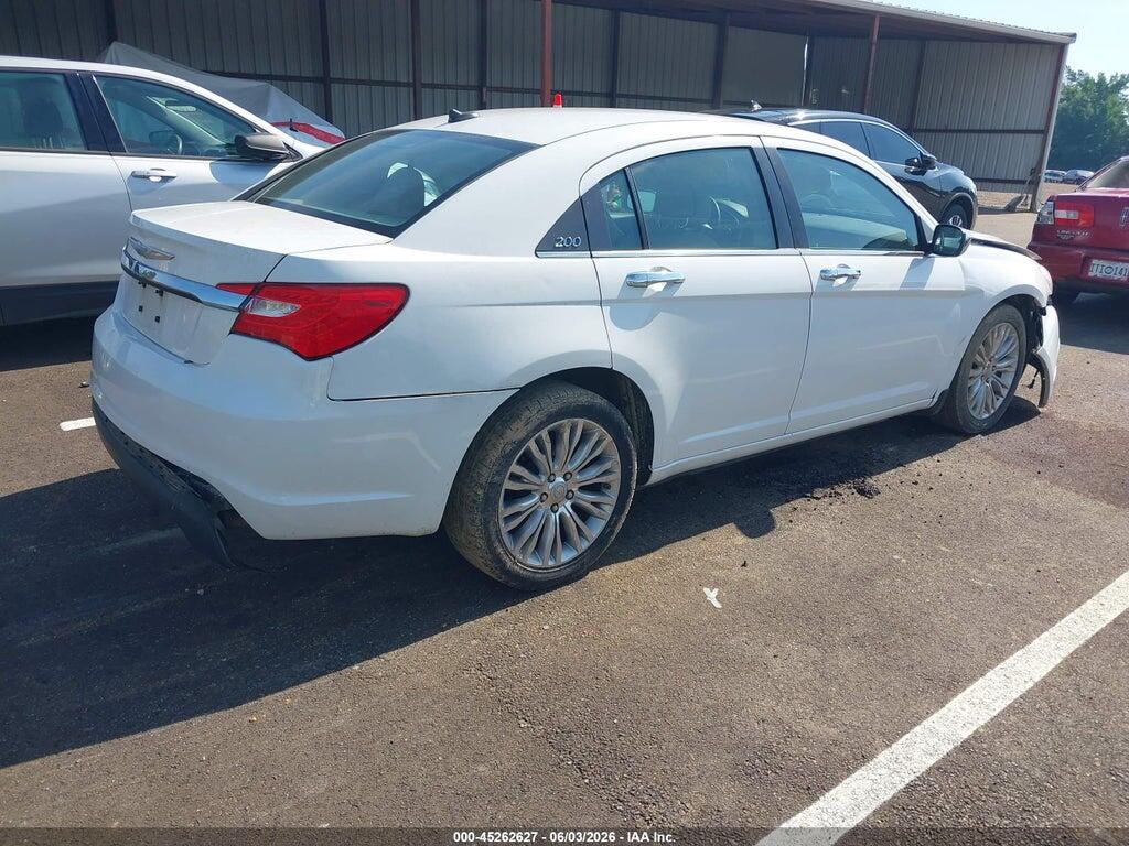 1C3CCBCB6CN178830 2012 CHRYSLER 200 photo no. 4