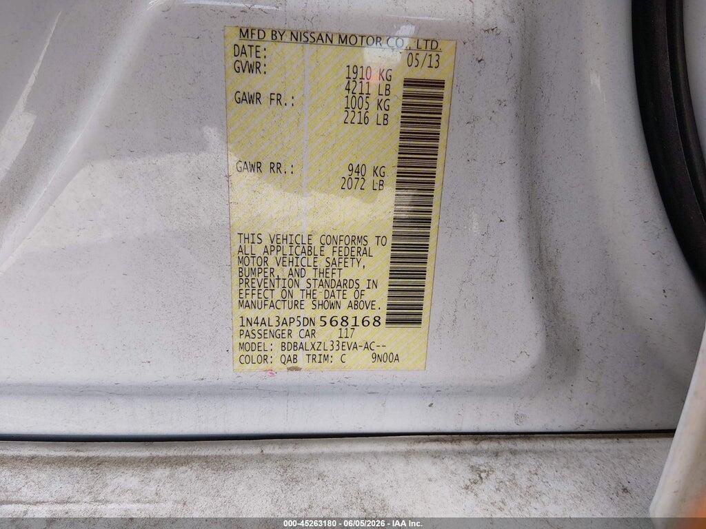 1N4AL3AP5DN568168 2013 NISSAN ALTIMA photo no. 9