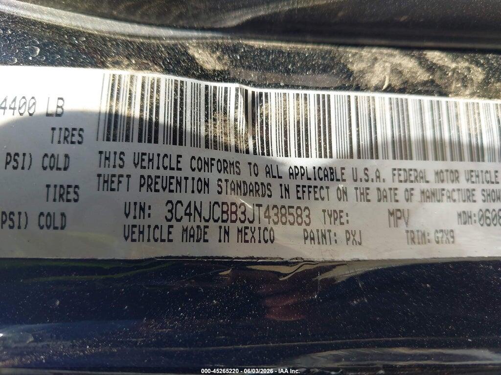 3C4NJCBB3JT438583 2018 JEEP COMPASS photo no. 9