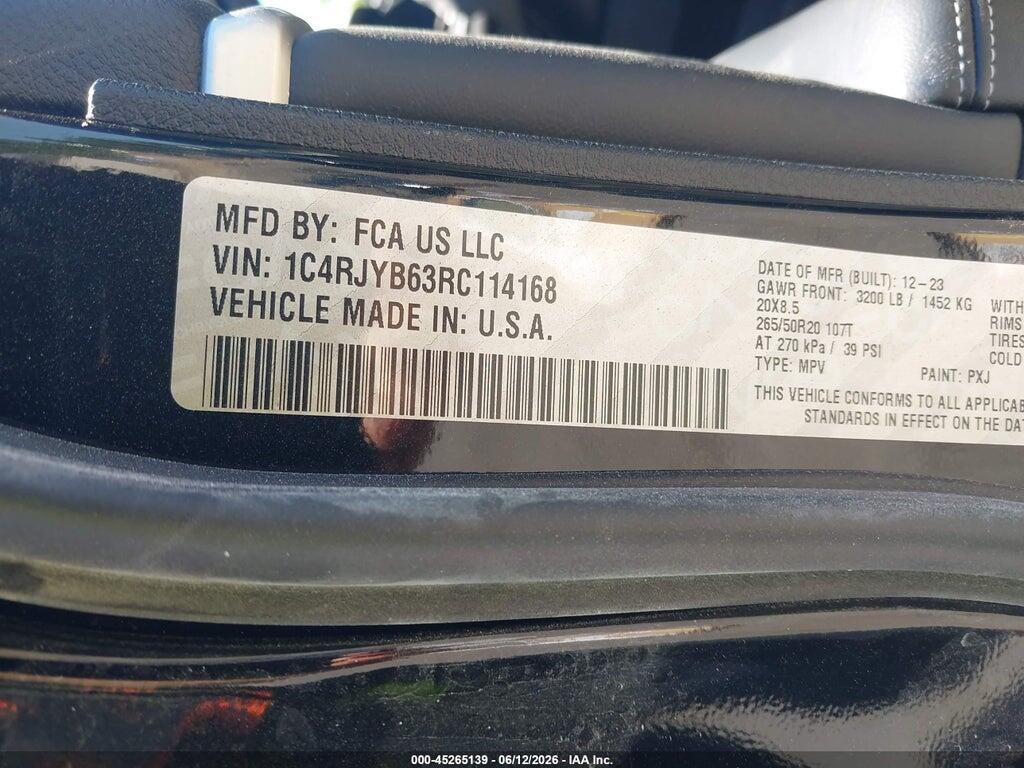 1C4RJYB63RC114168 2024 JEEP GRAND CHEROKEE 4XE photo no. 9