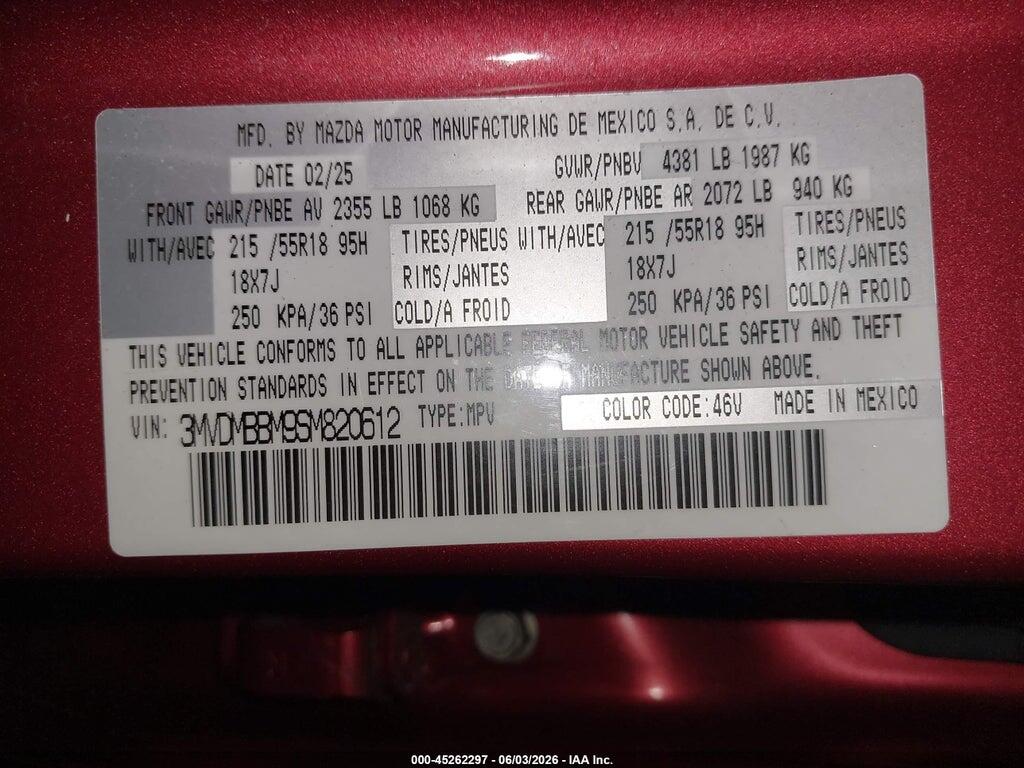 3MVDMBBM9SM820612 2025 MAZDA CX-30 photo no. 9