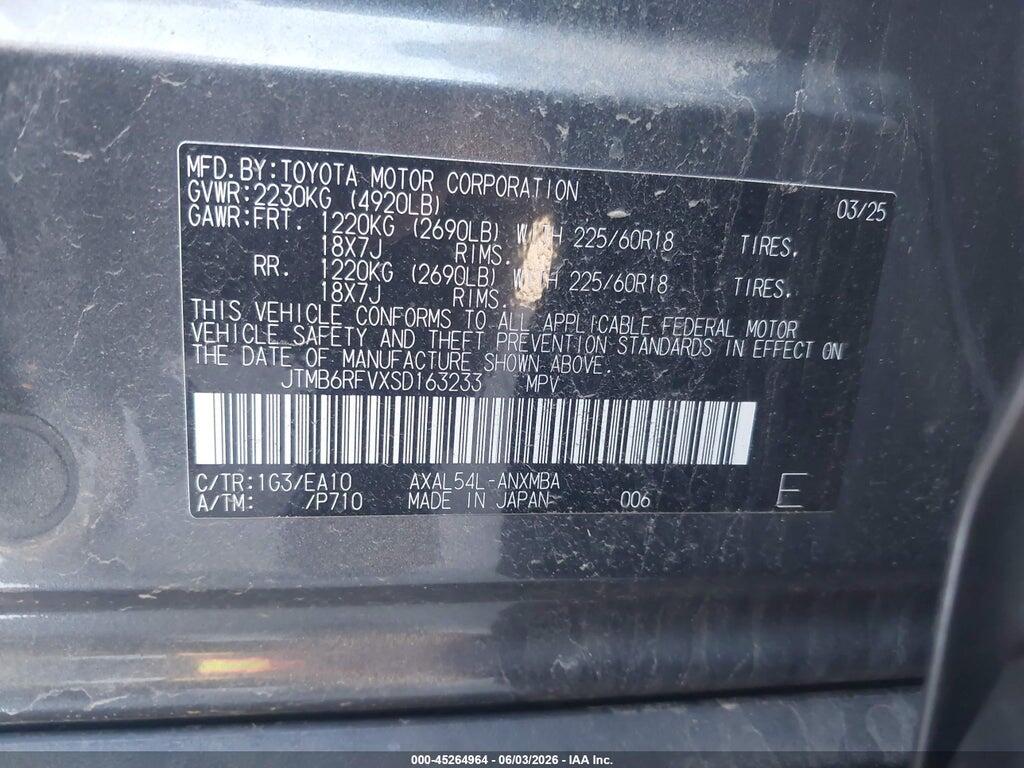 JTMB6RFVXSD163233 2025 TOYOTA RAV4 HYBRID photo no. 9